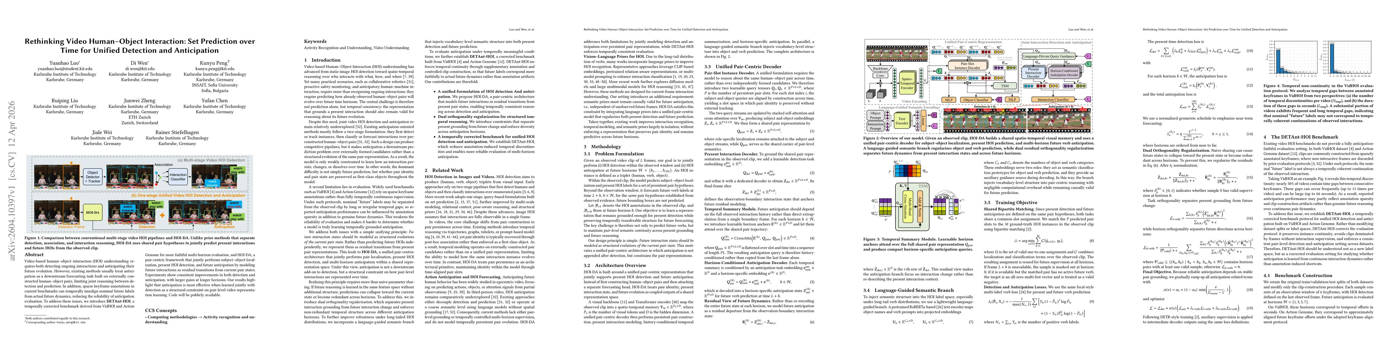 Thumbnail for Rethinking Video Human-Object Interaction: Set Prediction over Time for Unified Detection and Anticipation