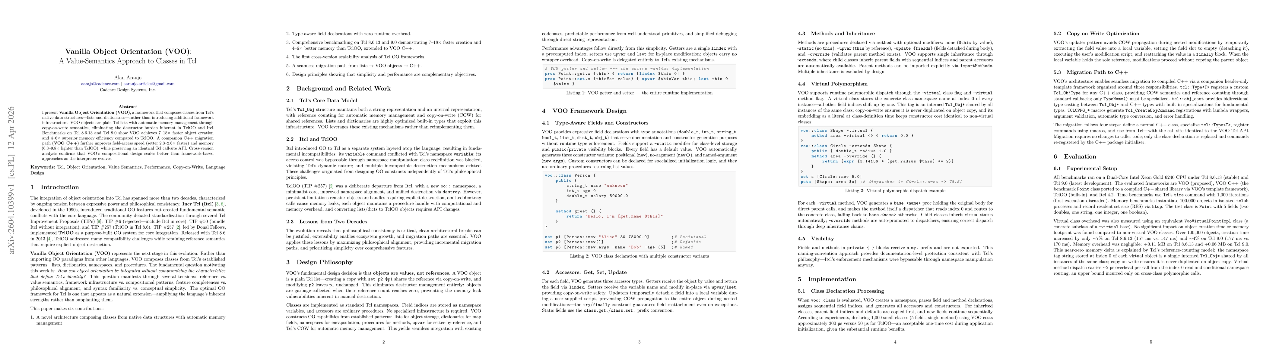 Thumbnail for Vanilla Object Orientation (VOO): A Value-Semantics Approach to Classes in Tcl