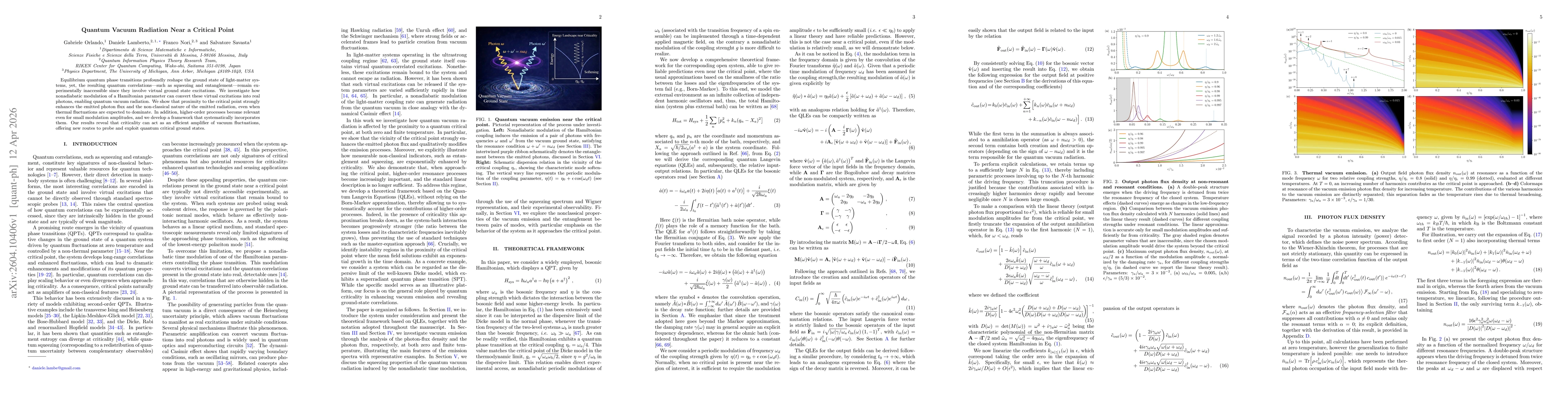 Thumbnail for Quantum Vacuum Radiation Near a Critical Point