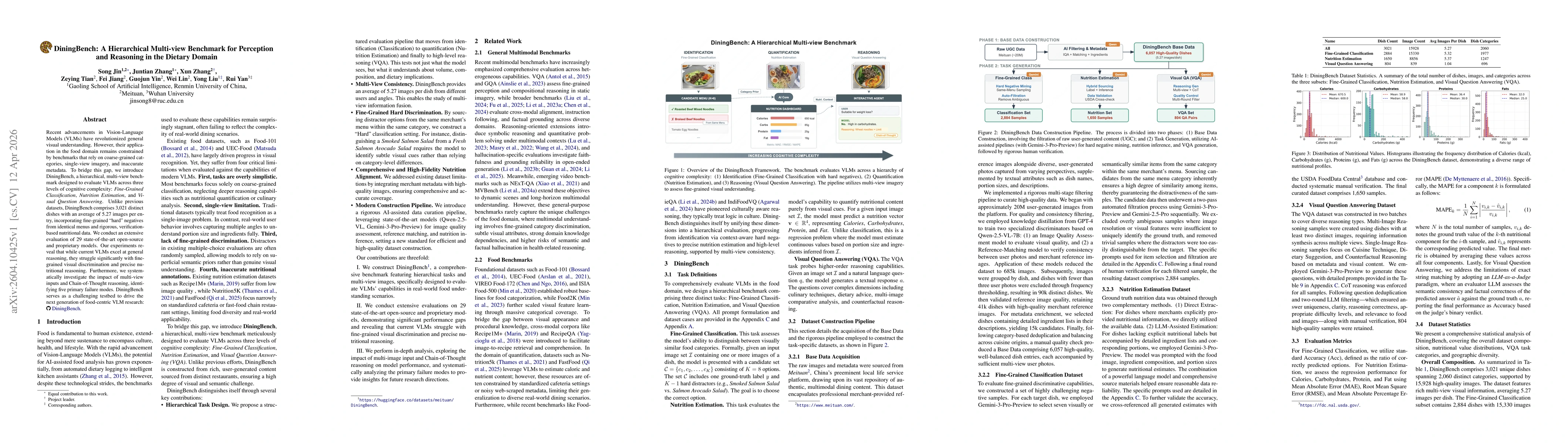 Thumbnail for DiningBench: A Hierarchical Multi-view Benchmark for Perception and Reasoning in the Dietary Domain
