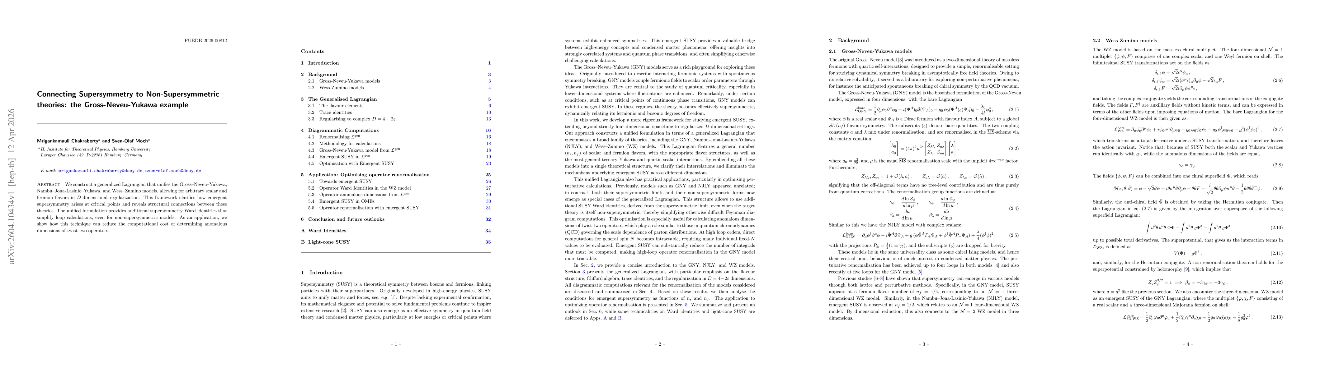 Thumbnail for Connecting Supersymmetry to Non-Supersymmetric theories: the Gross-Neveu-Yukawa example