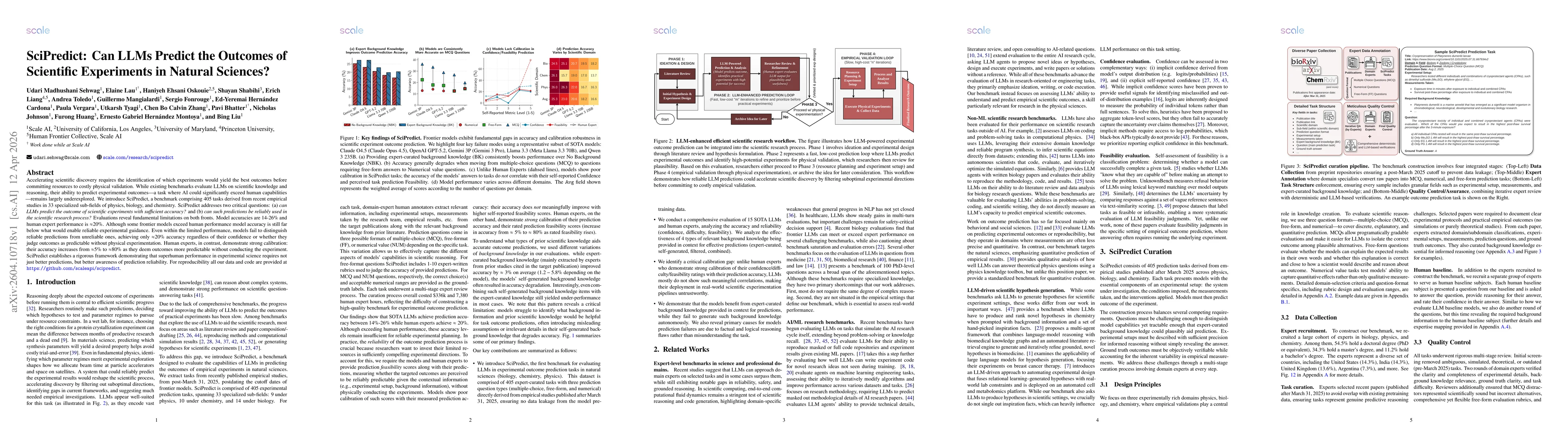 Thumbnail for SciPredict: Can LLMs Predict the Outcomes of Scientific Experiments in Natural Sciences?