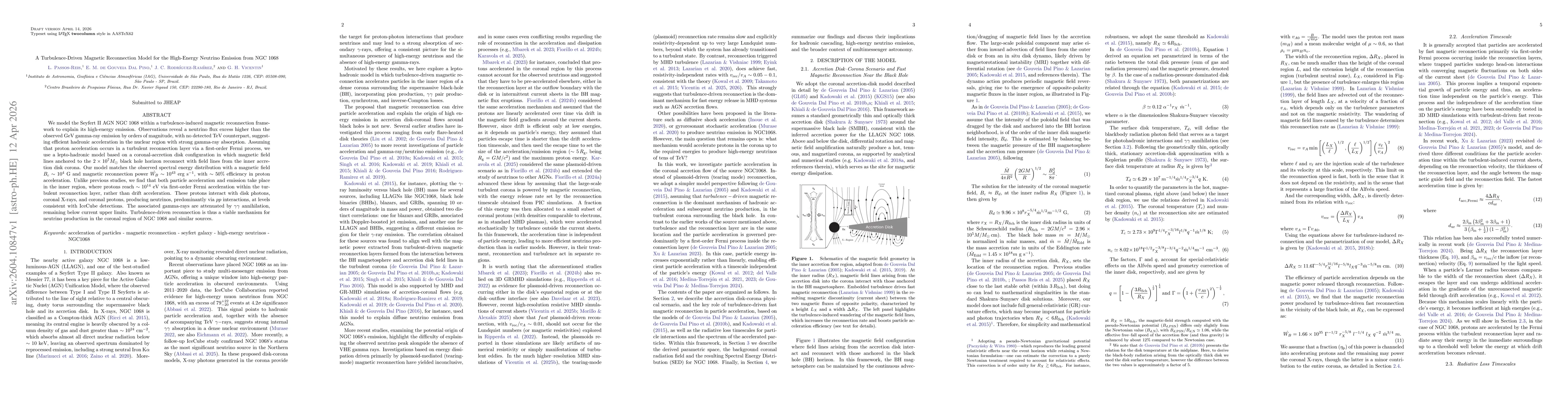 Thumbnail for A Turbulence-Driven Magnetic Reconnection Model for the High-Energy Neutrino Emission from NGC 1068