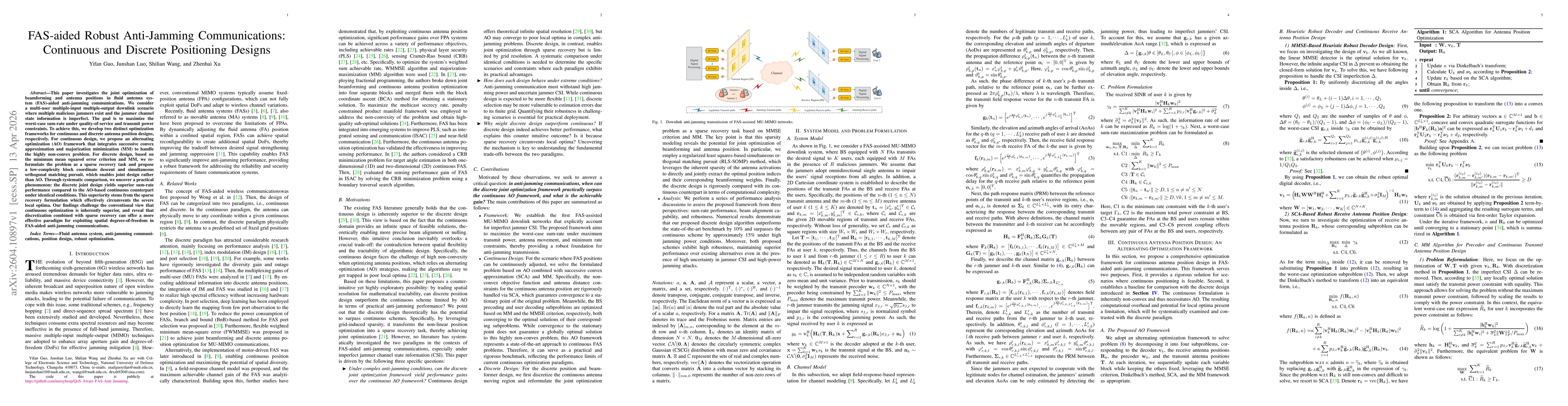 Thumbnail for FAS-aided Robust Anti-Jamming Communications: Continuous and Discrete Positioning Designs