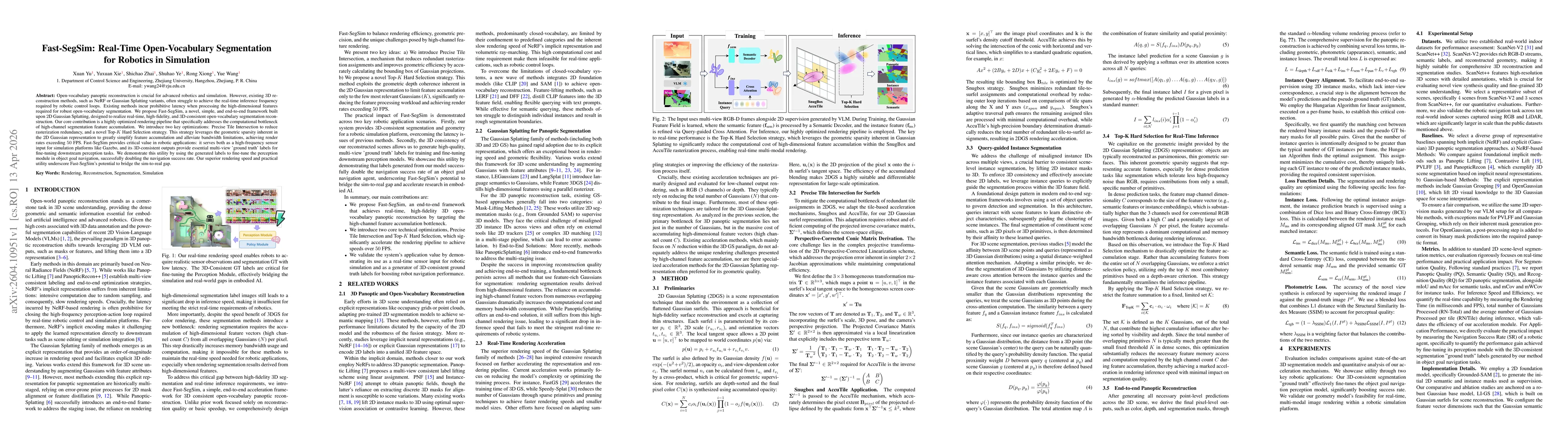 Thumbnail for Fast-SegSim: Real-Time Open-Vocabulary Segmentation for Robotics in Simulation