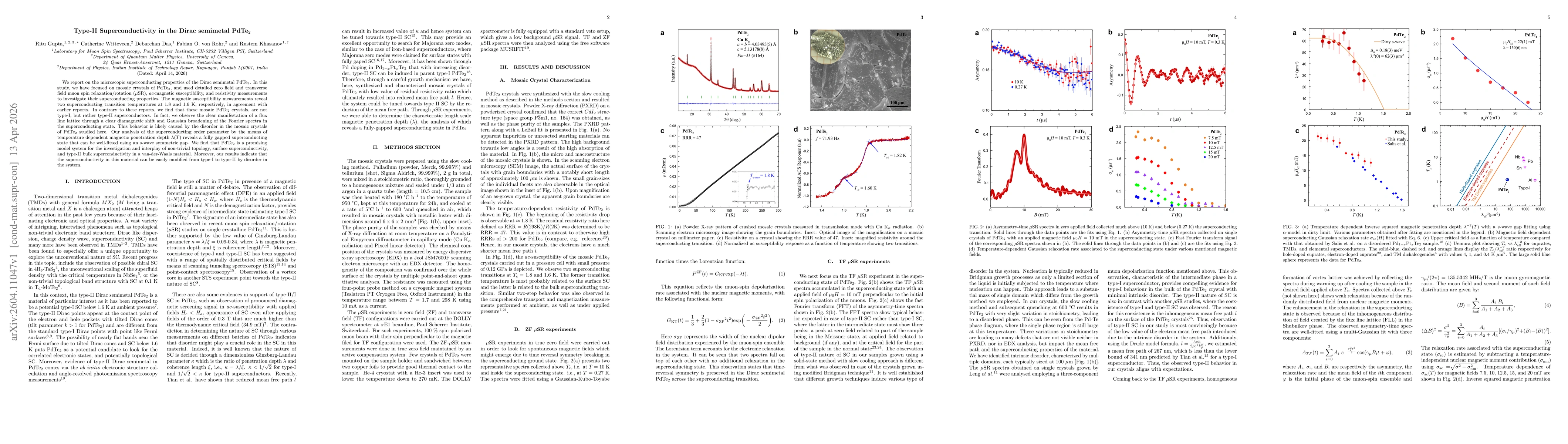 Thumbnail for Type-II superconductivity in the Dirac semimetal PdTe2