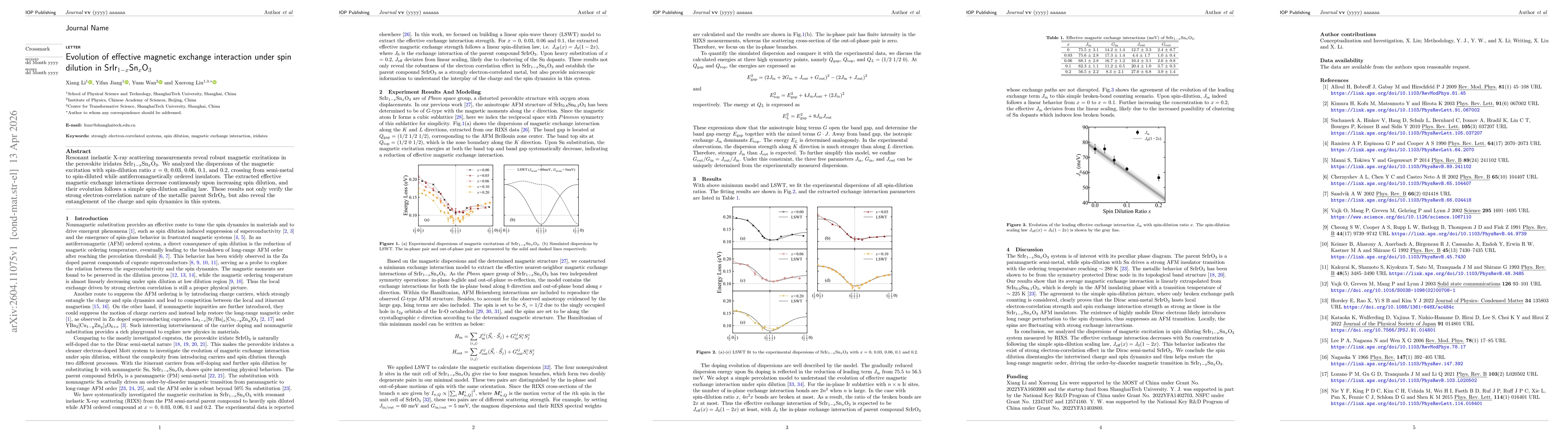 Thumbnail for Evolution of effective magnetic exchange interaction under spin dilution in SrIr$_{1-x}$Sn$_x$O$_3$