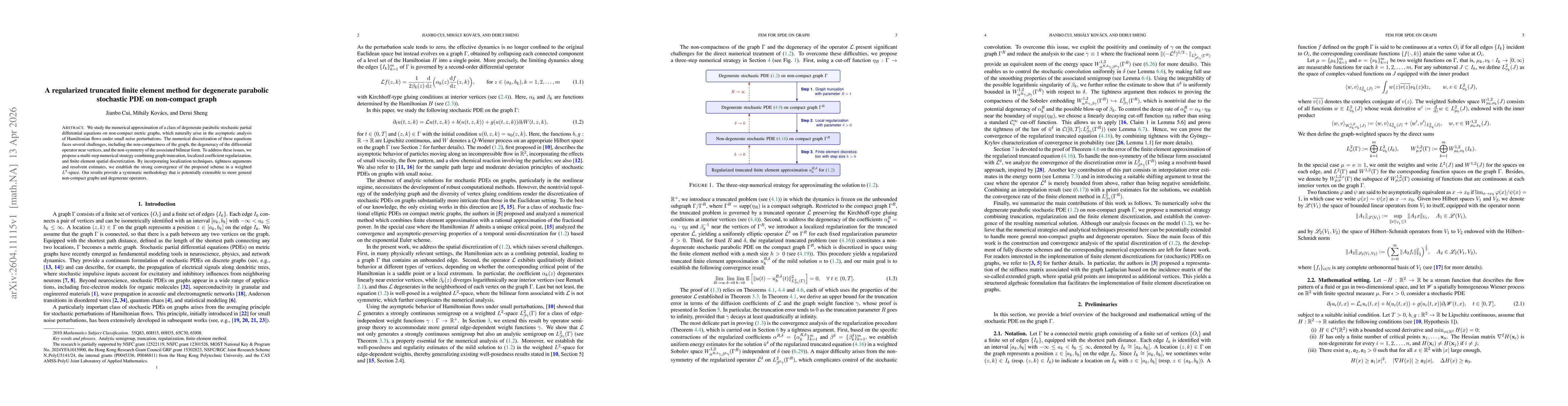 Thumbnail for A regularized truncated finite element method for degenerate parabolic stochastic PDE on non-compact graph