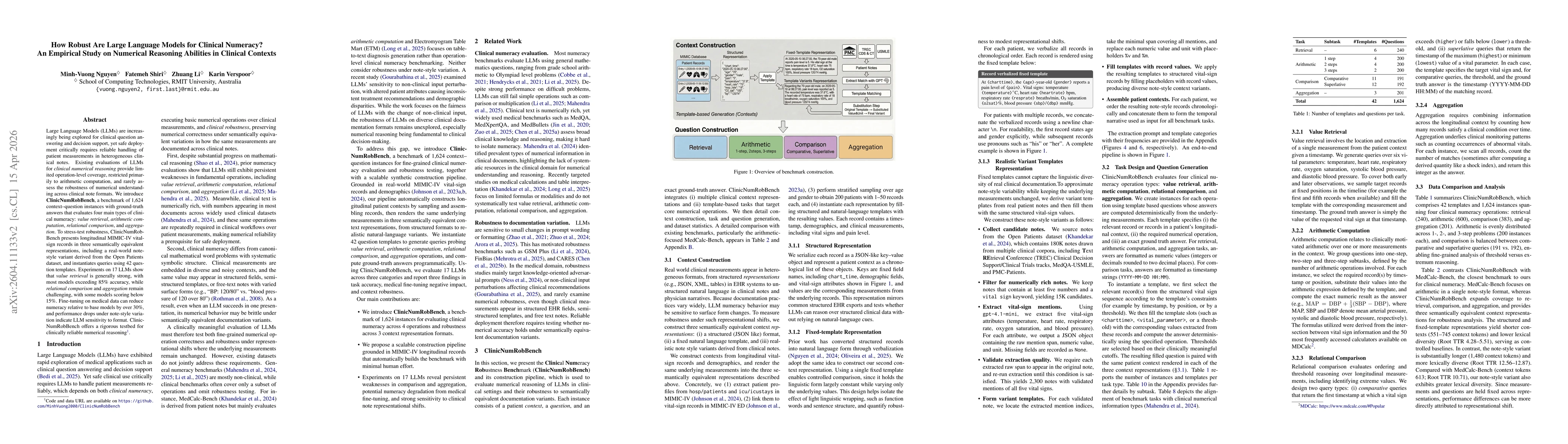Thumbnail for How Robust Are Large Language Models for Clinical Numeracy? An Empirical Study on Numerical Reasoning Abilities in Clinical Contexts
