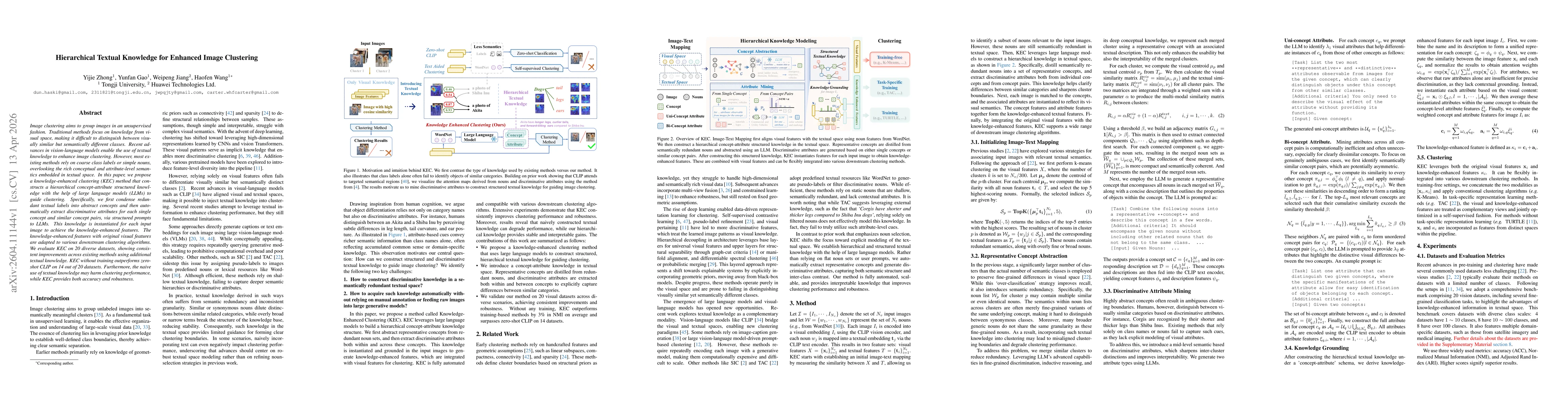 Thumbnail for Hierarchical Textual Knowledge for Enhanced Image Clustering
