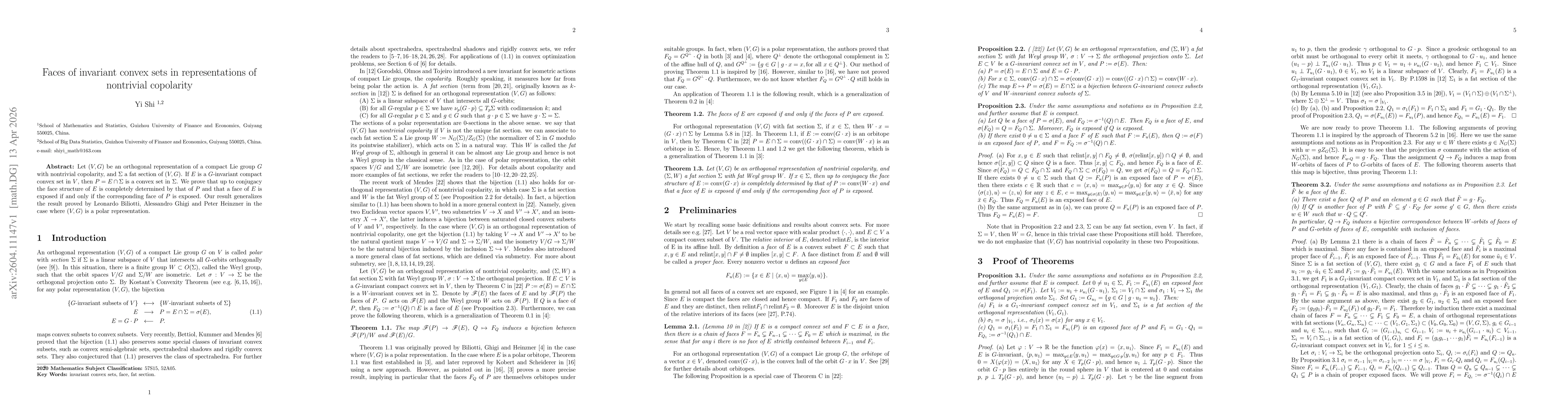 Thumbnail for Faces of invariant convex sets in representations of nontrivial copolarity