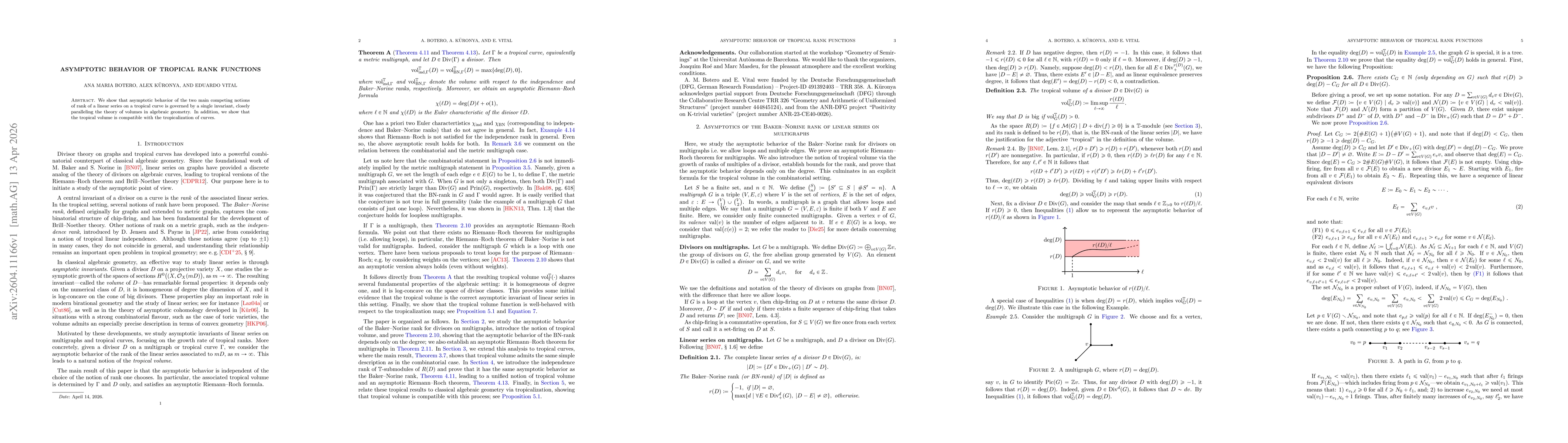 Thumbnail for Asymptotic Behavior of Tropical Rank Functions