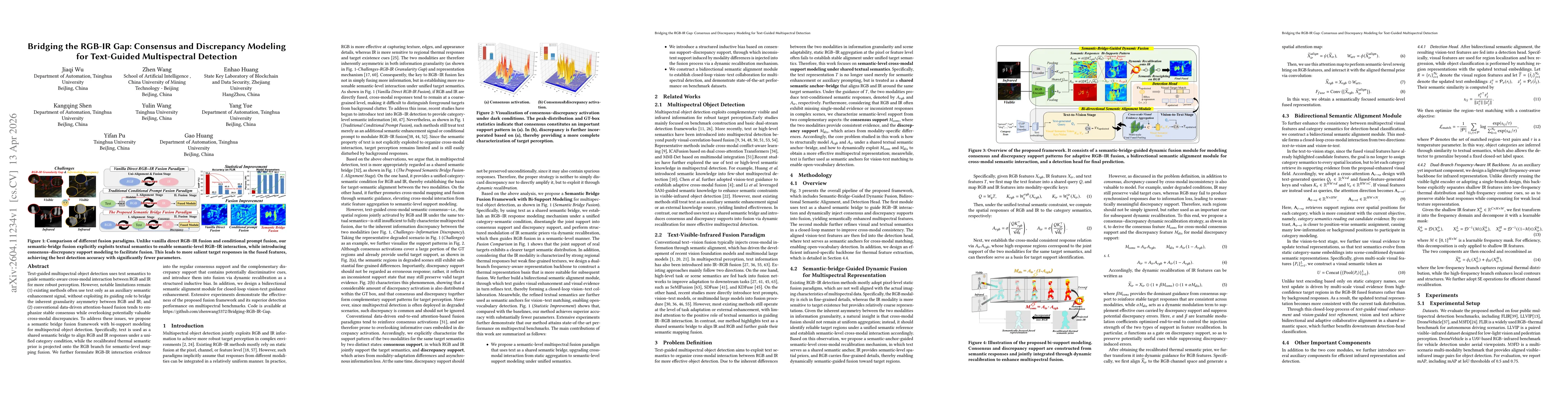 Thumbnail for Bridging the RGB-IR Gap: Consensus and Discrepancy Modeling for Text-Guided Multispectral Detection