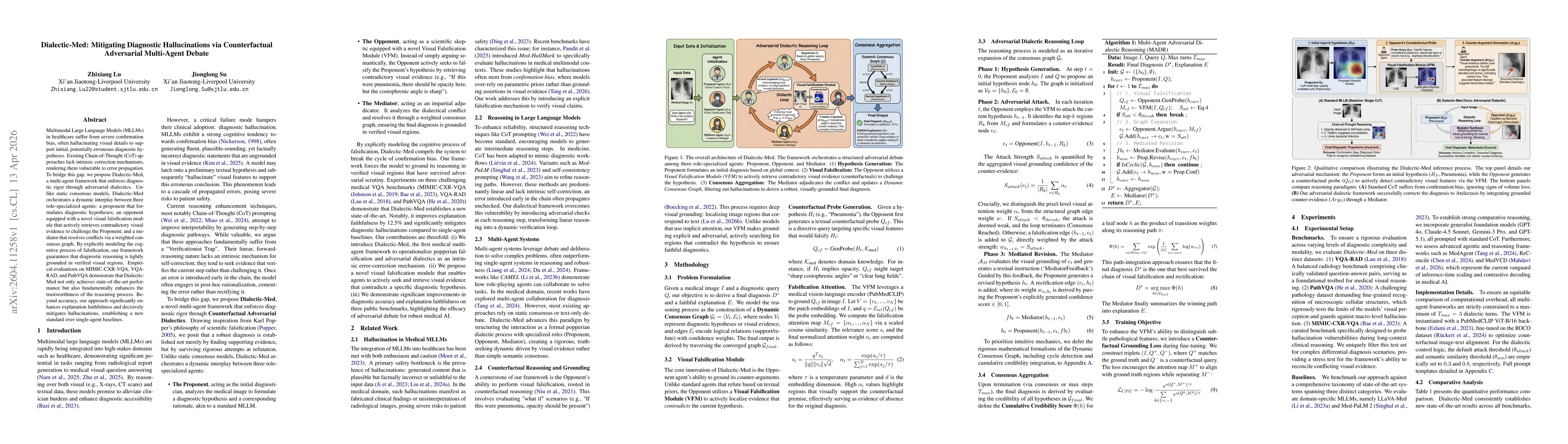 Thumbnail for Dialectic-Med: Mitigating Diagnostic Hallucinations via Counterfactual Adversarial Multi-Agent Debate