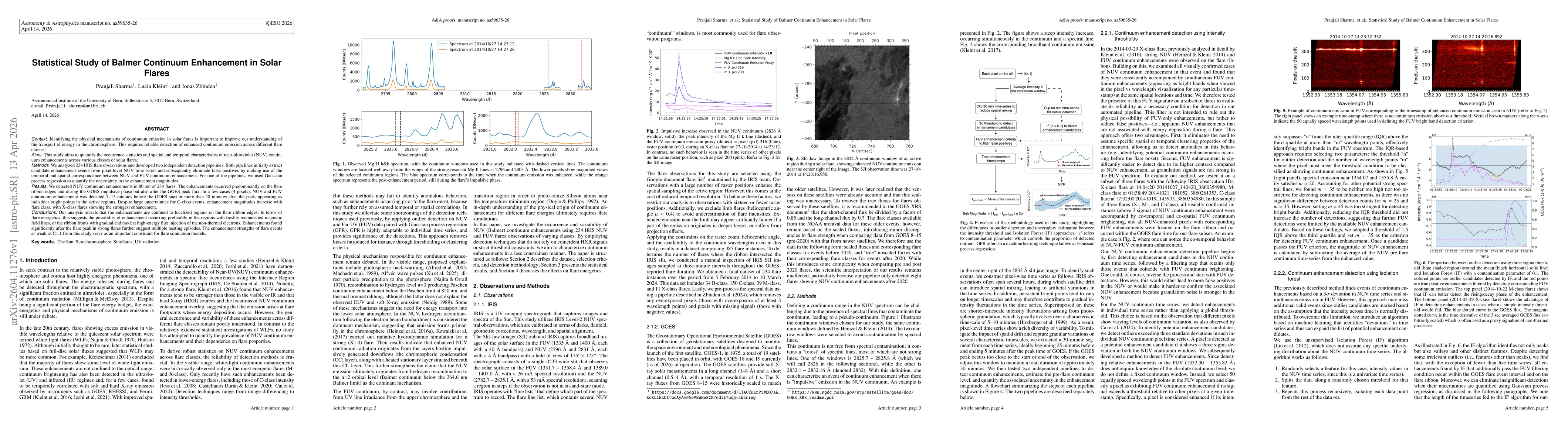 Thumbnail for Statistical Study of Balmer Continuum Enhancement in Solar Flares