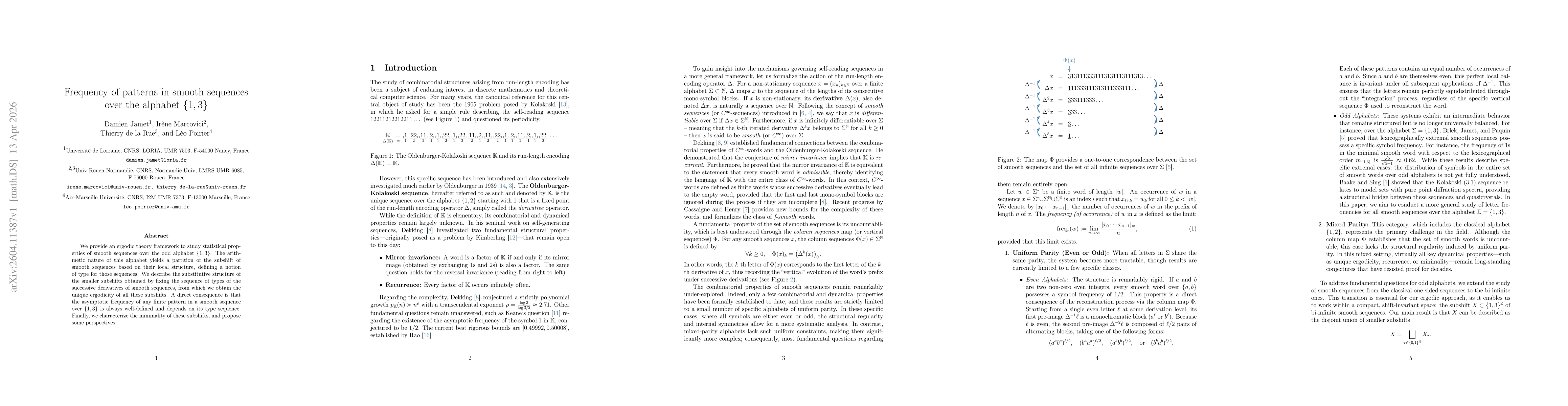 Thumbnail for Frequency of patterns in smooth sequences over the alphabet {1, 3}