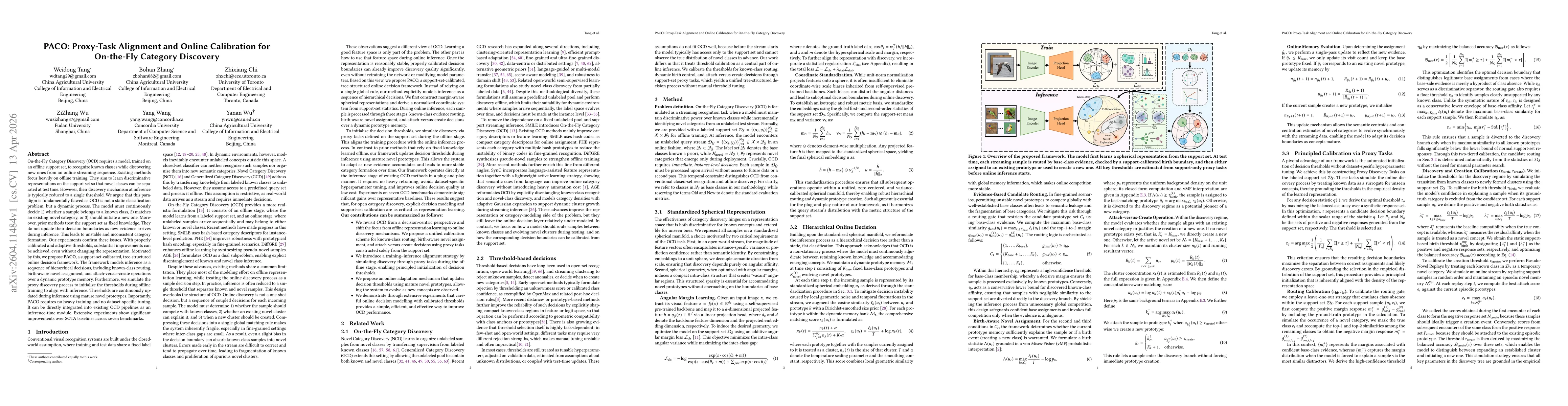 Thumbnail for PACO: Proxy-Task Alignment and Online Calibration for On-the-Fly Category Discovery