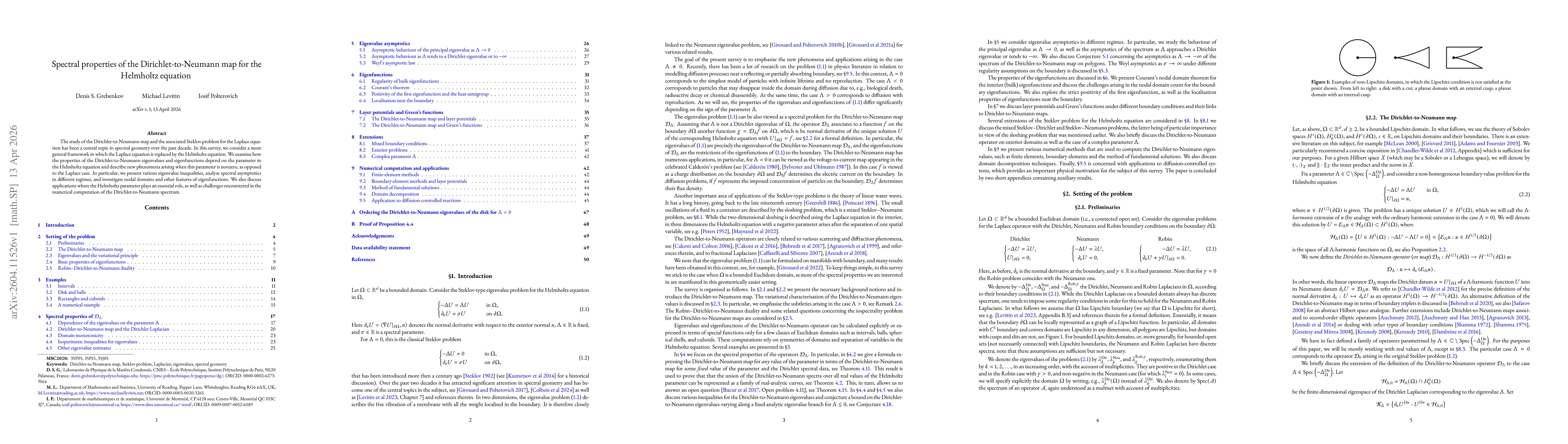 Thumbnail for Spectral properties of the Dirichlet-to-Neumann map for the Helmholtz equation