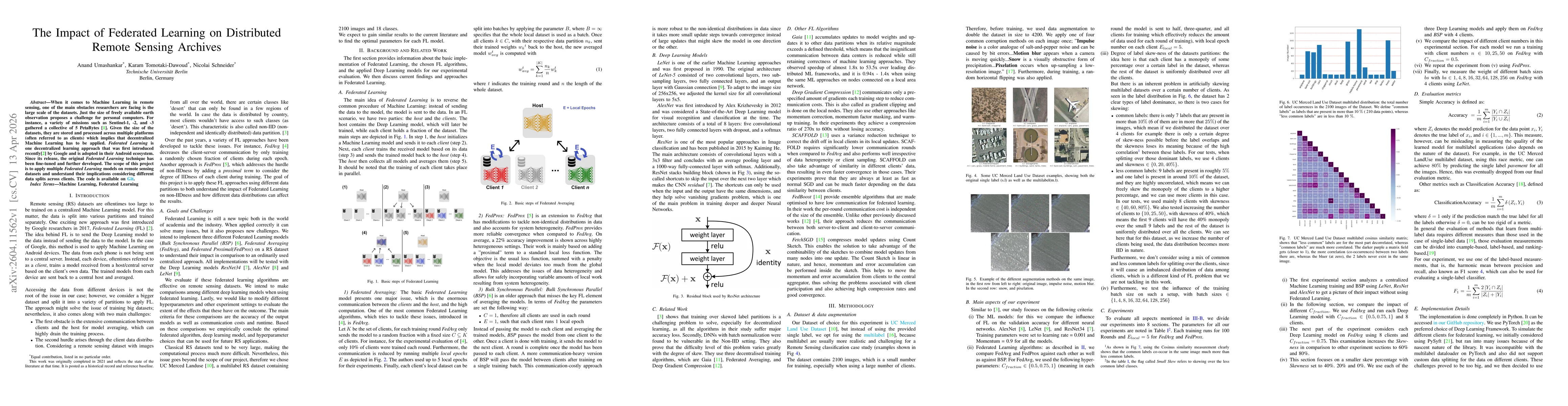 Thumbnail for The Impact of Federated Learning on Distributed Remote Sensing Archives