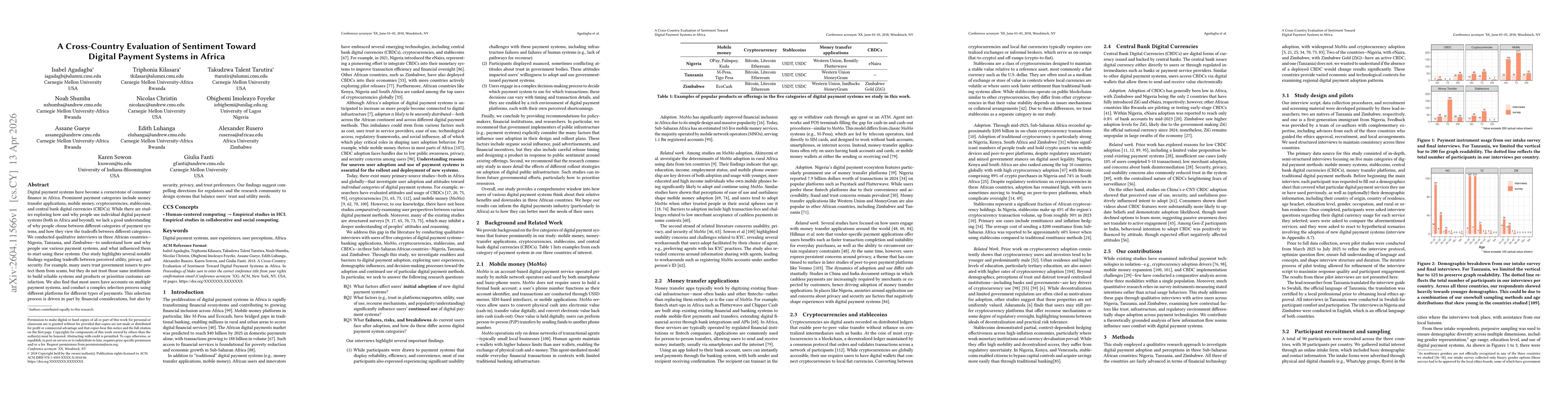 Thumbnail for A Cross-Country Evaluation of Sentiment Toward Digital Payment Systems in Africa