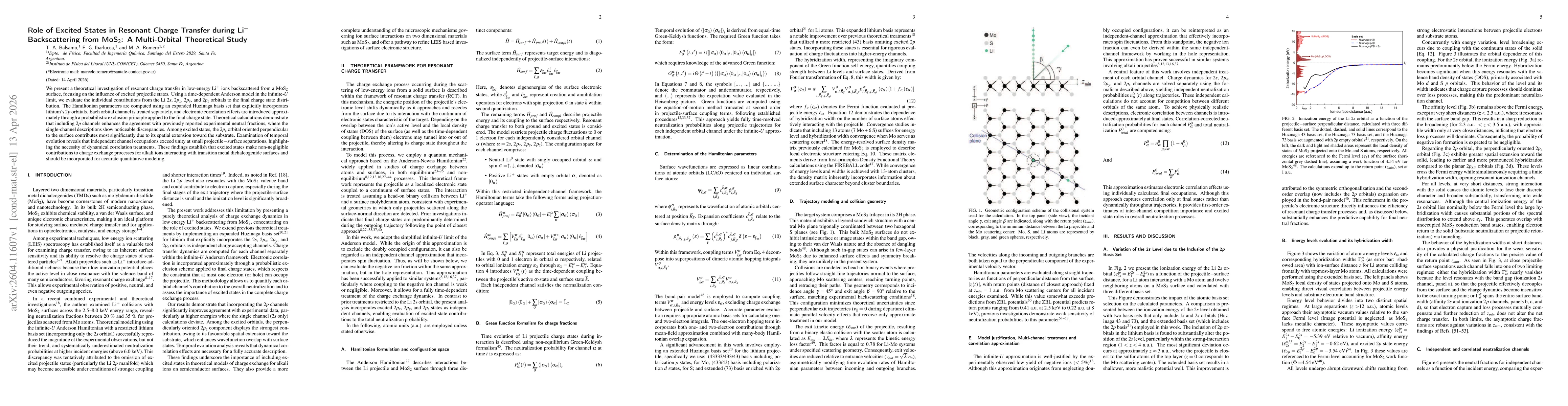 Thumbnail for Role of Excited States in Resonant Charge Transfer during Li$^+$ Backscattering from MoS$_2$: A Multi-Orbital Theoretical Study