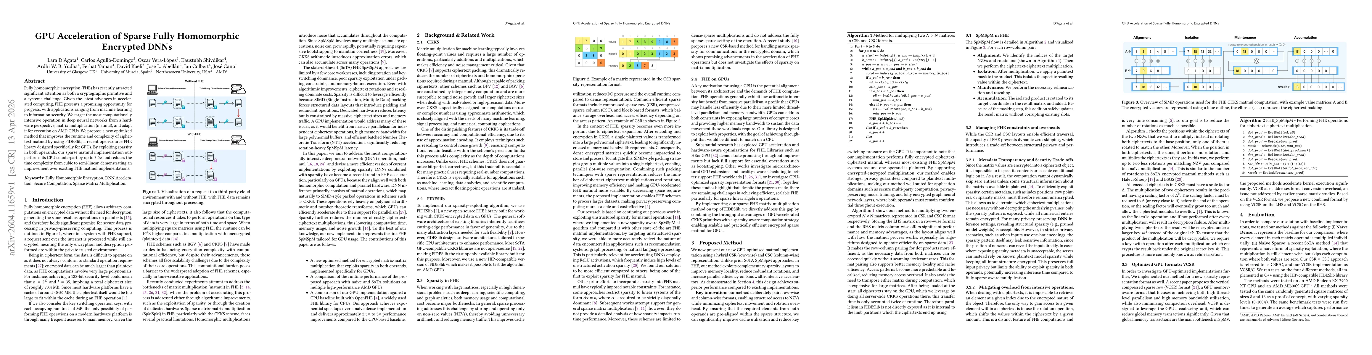 Thumbnail for GPU Acceleration of Sparse Fully Homomorphic Encrypted DNNs