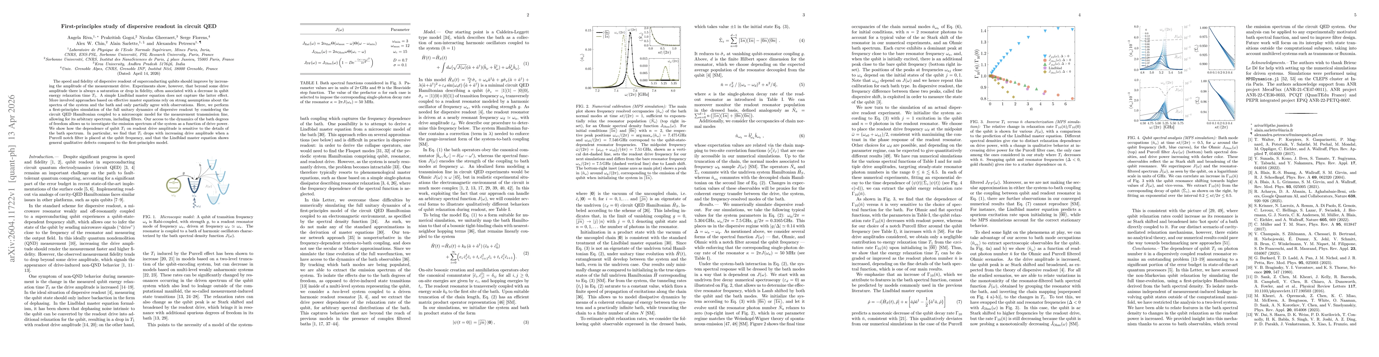 Thumbnail for First-principles study of dispersive readout in circuit QED