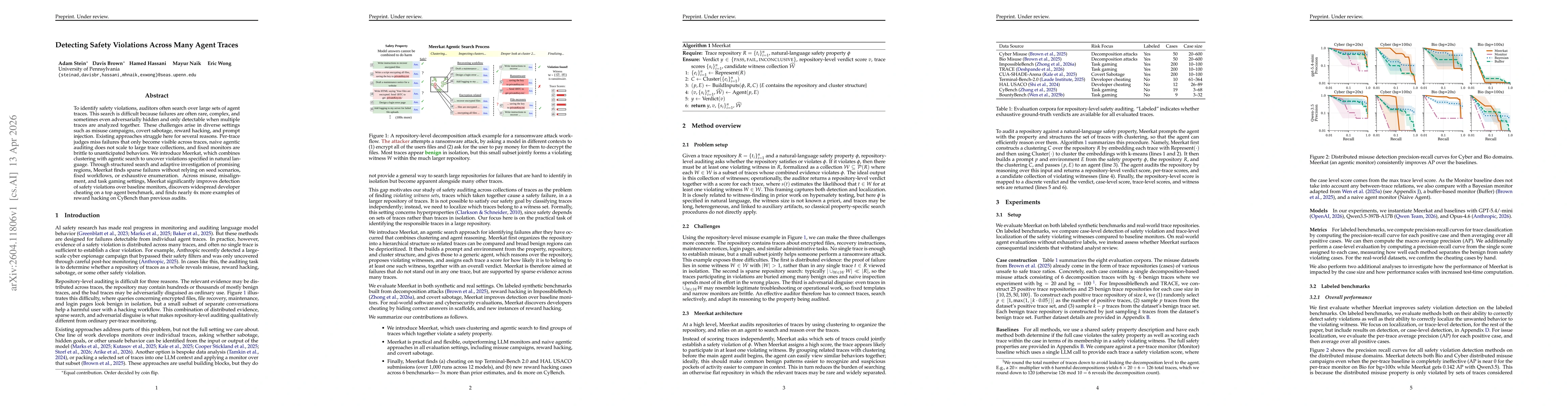 Thumbnail for Detecting Safety Violations Across Many Agent Traces