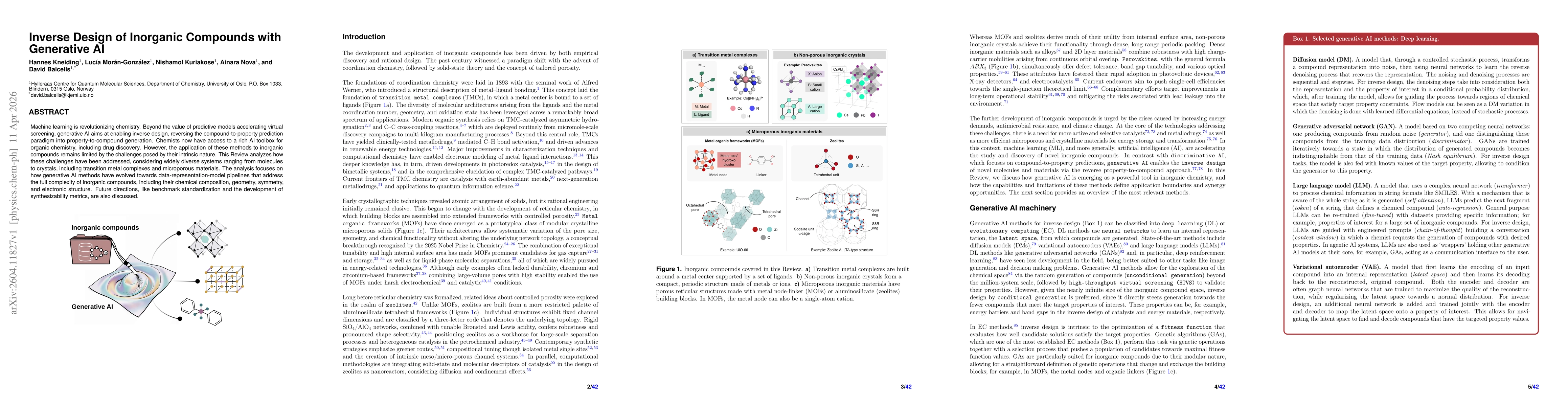 Thumbnail for Inverse Design of Inorganic Compounds with Generative AI