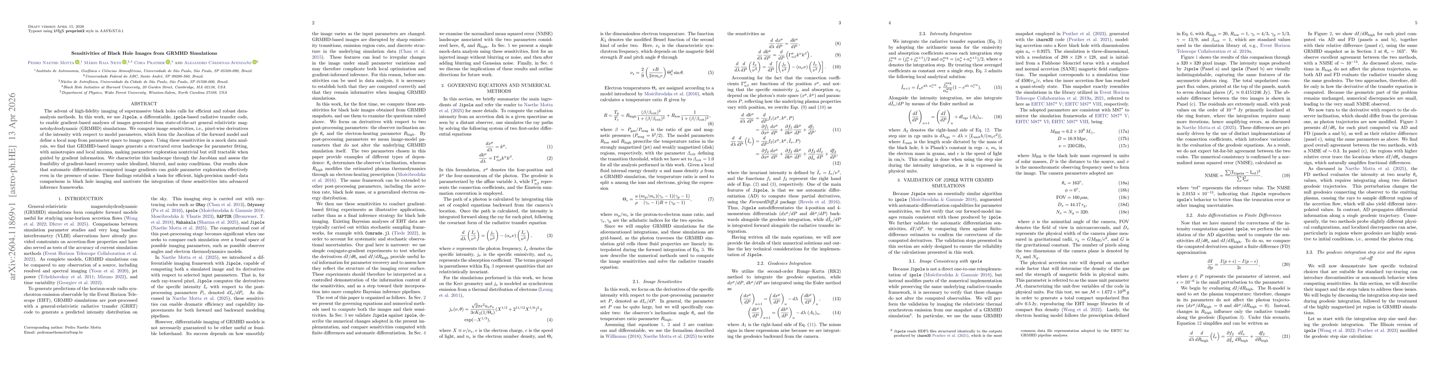 Thumbnail for Sensitivities of Black Hole Images from GRMHD Simulations