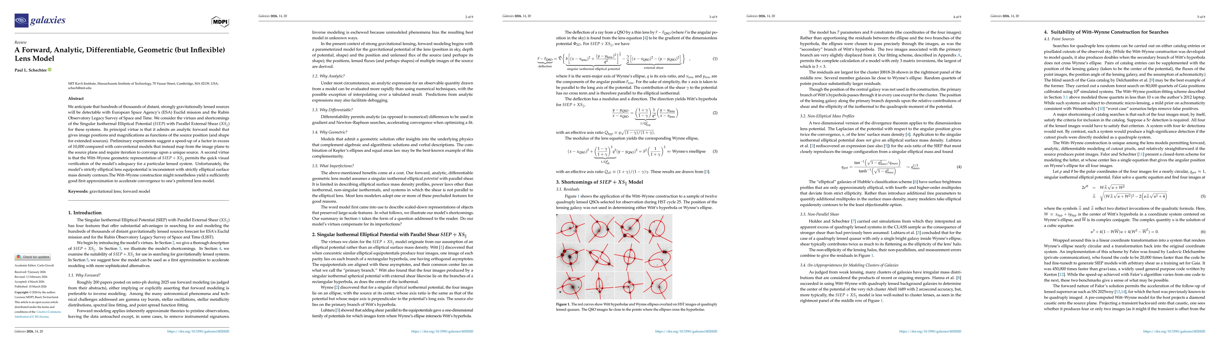 Thumbnail for A Forward, Analytic, Differentiable, Geometric (But Inflexible) Lens Model