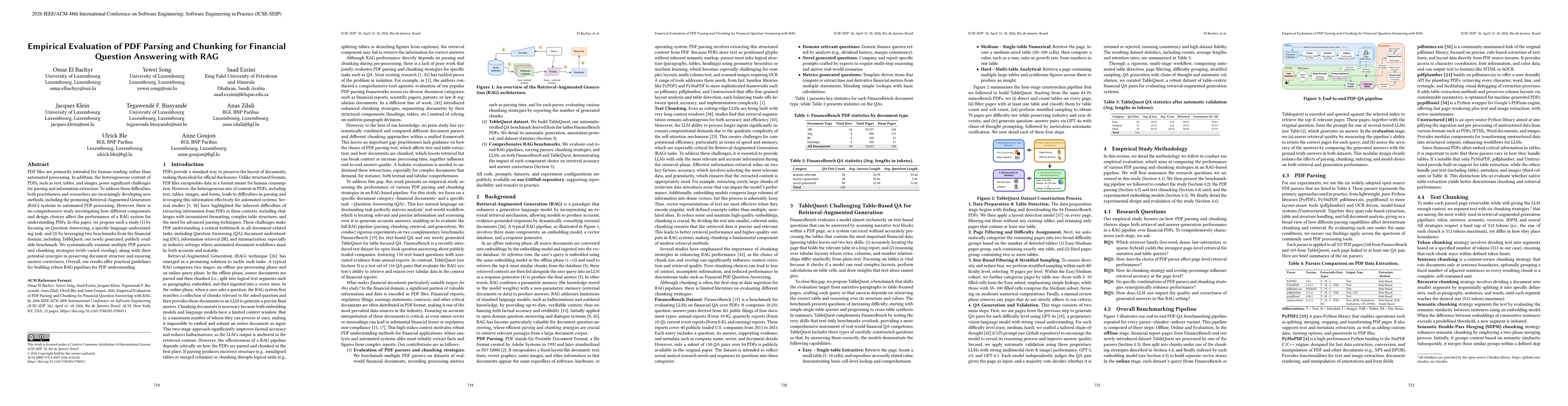 Thumbnail for Empirical Evaluation of PDF Parsing and Chunking for Financial Question Answering with RAG