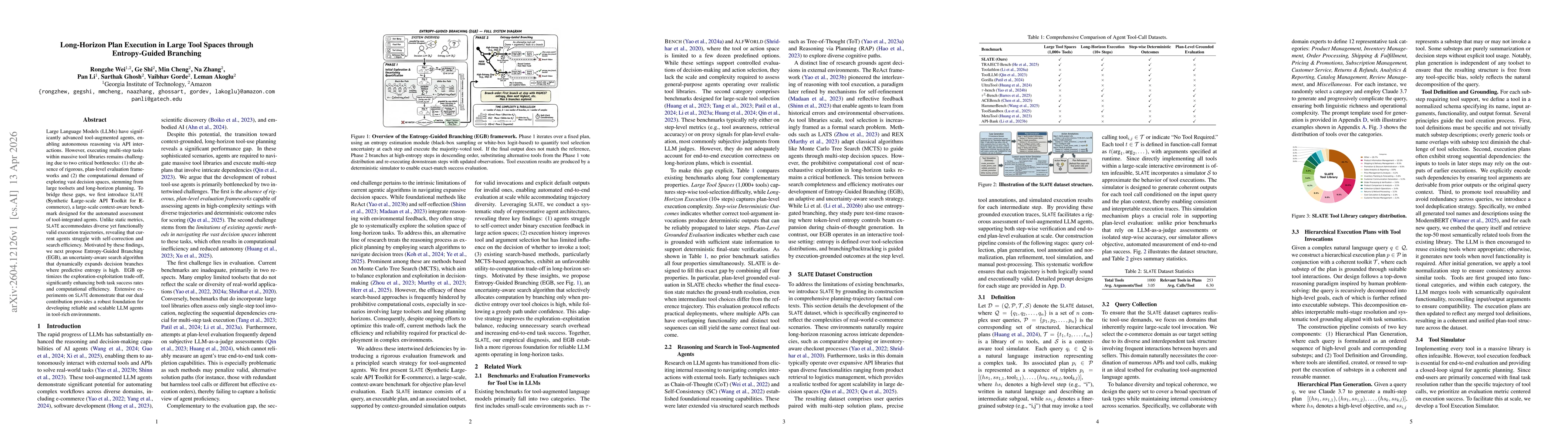 Thumbnail for Long-Horizon Plan Execution in Large Tool Spaces through Entropy-Guided Branching