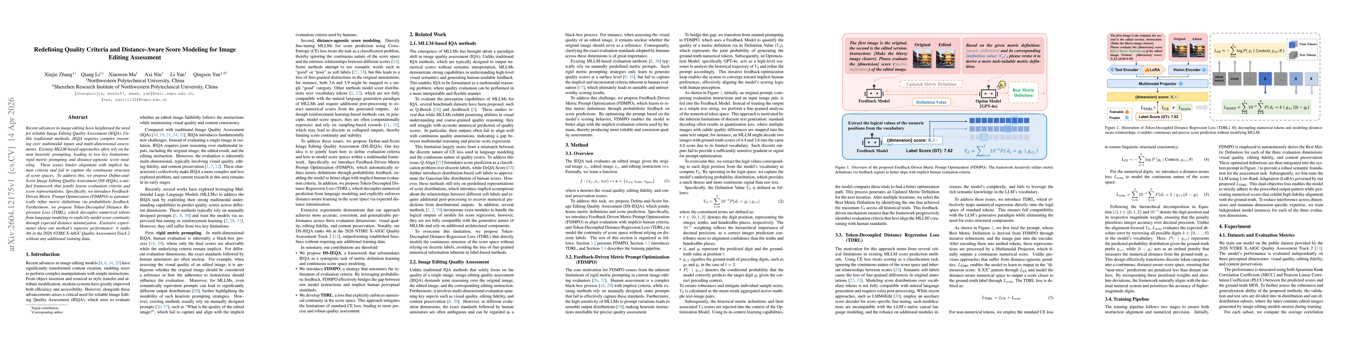 Thumbnail for Redefining Quality Criteria and Distance-Aware Score Modeling for Image Editing Assessment