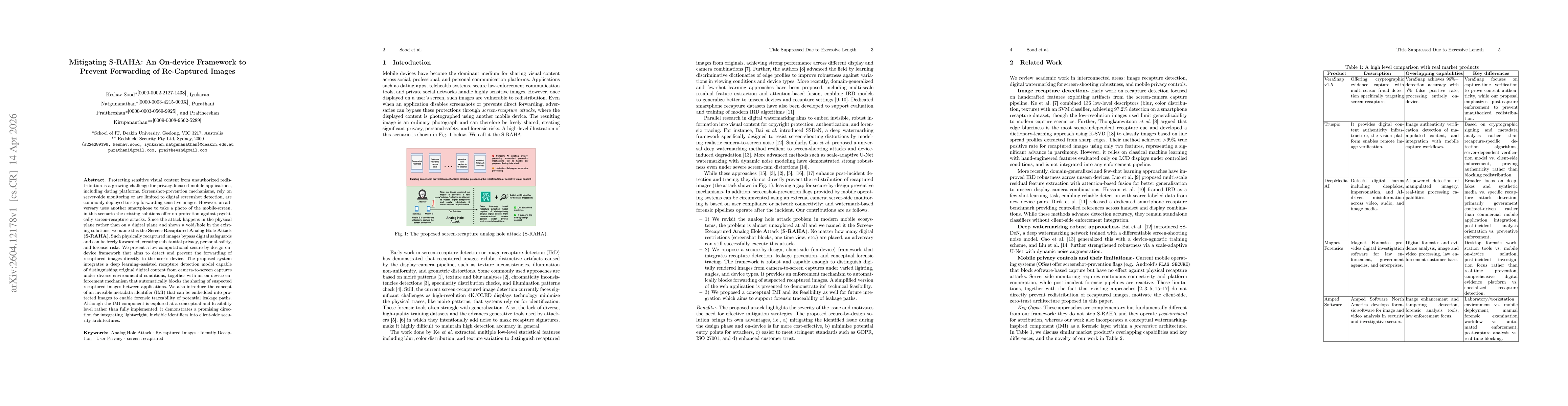 Thumbnail for Mitigating S-RAHA: An On-device Framework to Prevent Forwarding of Re-Captured Images
