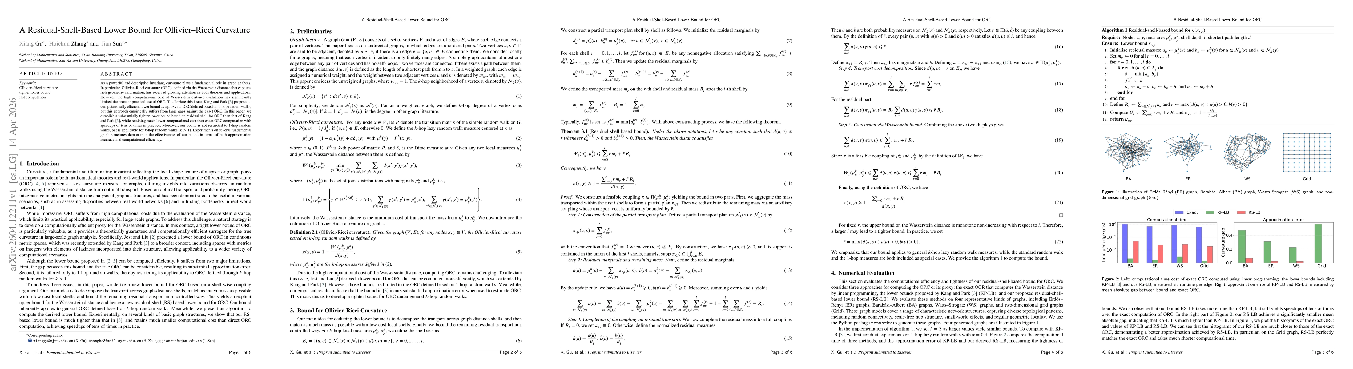 Thumbnail for A Residual-Shell-Based Lower Bound for Ollivier-Ricci Curvature