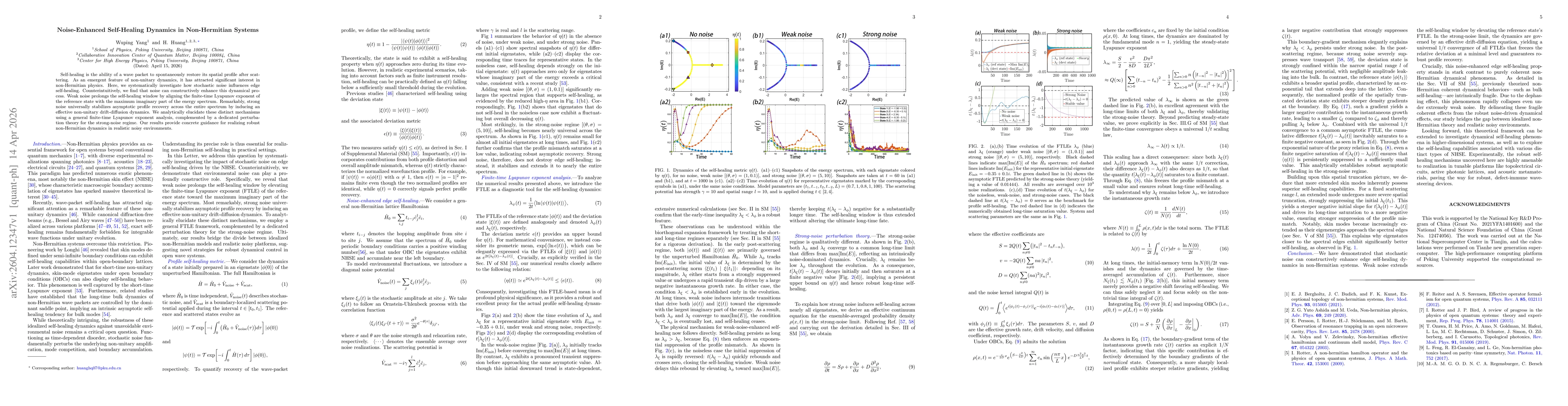 Thumbnail for Noise-Enhanced Self-Healing Dynamics in Non-Hermitian Systems