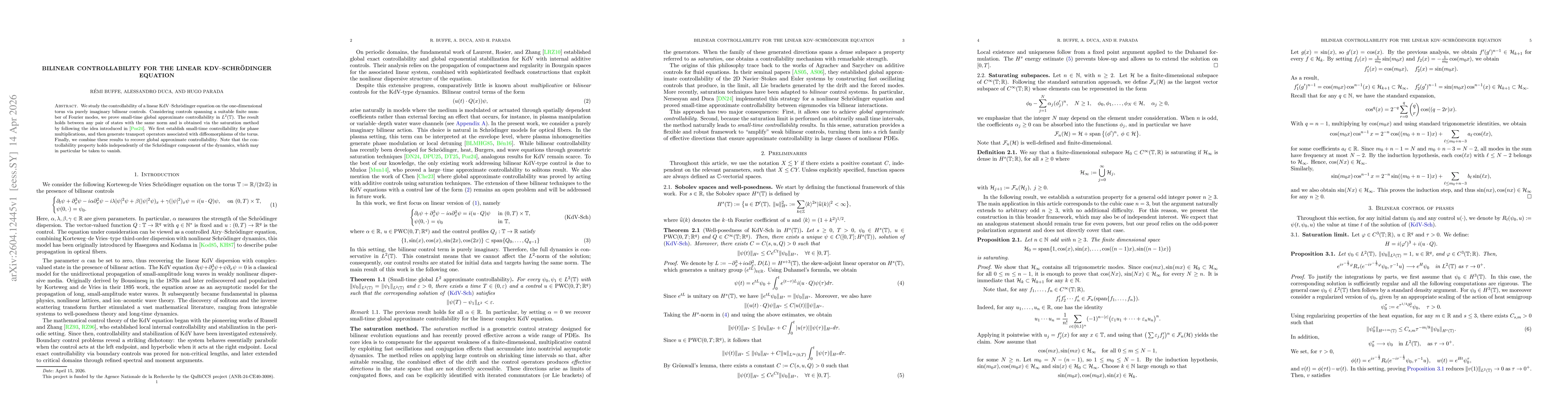 Thumbnail for Bilinear controllability for the linear KdV-Schr{ö}dinger equation