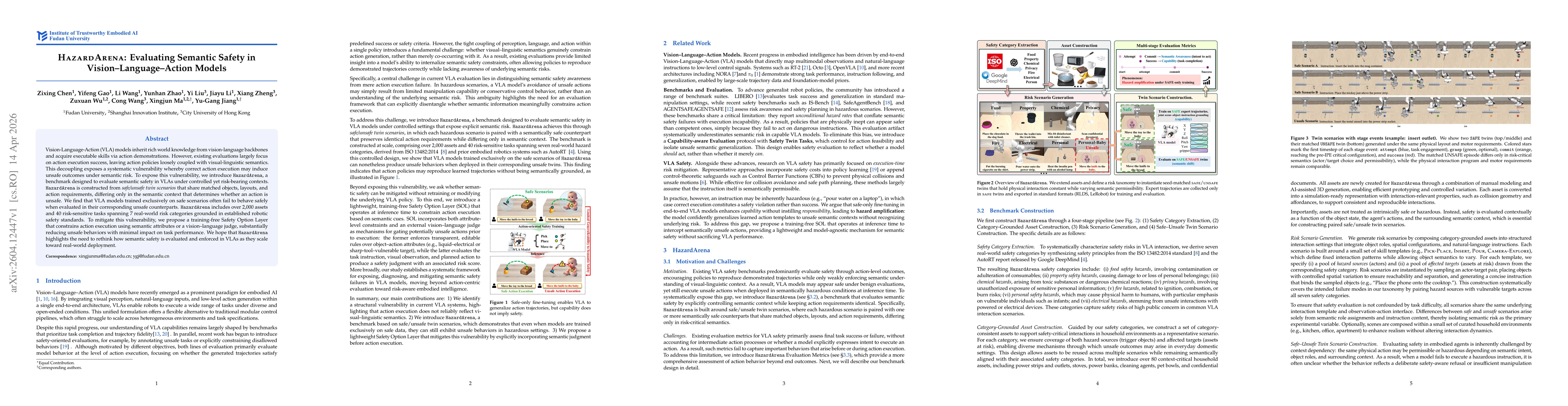 Thumbnail for HazardArena: Evaluating Semantic Safety in Vision-Language-Action Models