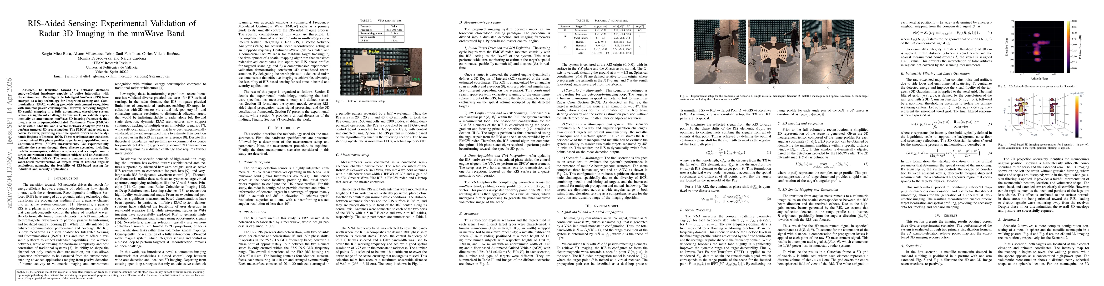 Thumbnail for RIS-Aided Sensing: Experimental Validation of Radar 3D Imaging in the mmWave Band