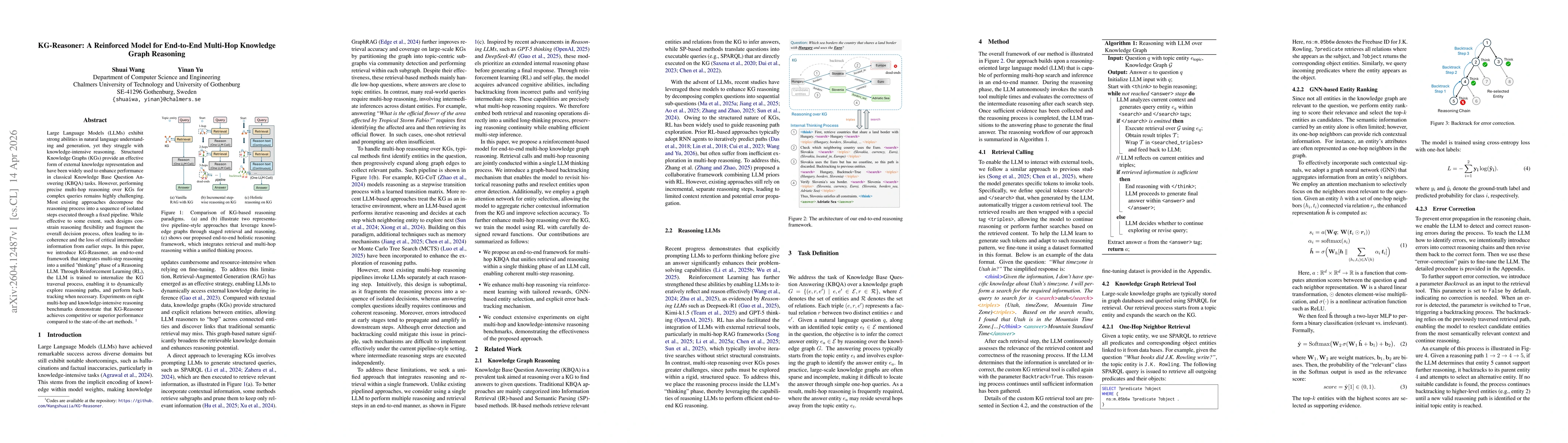 Thumbnail for KG-Reasoner: A Reinforced Model for End-to-End Multi-Hop Knowledge Graph Reasoning