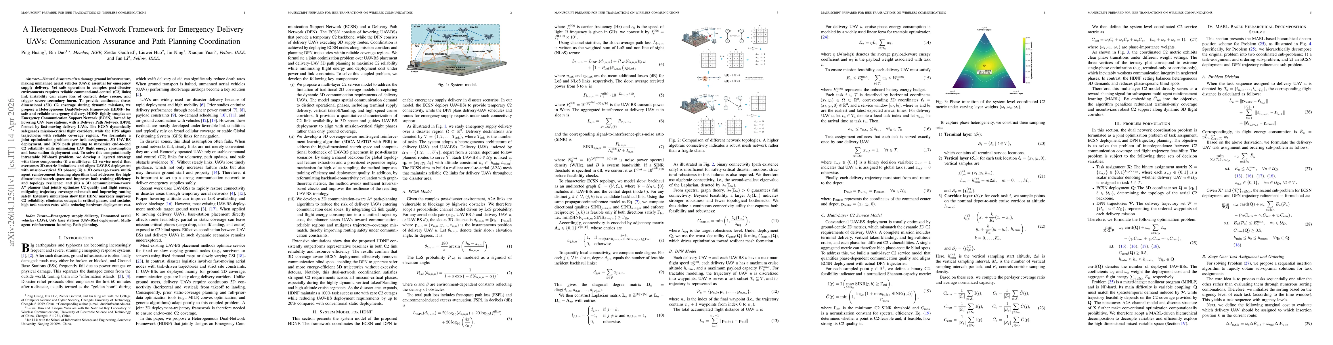 Thumbnail for A Heterogeneous Dual-Network Framework for Emergency Delivery UAVs: Communication Assurance and Path Planning Coordination