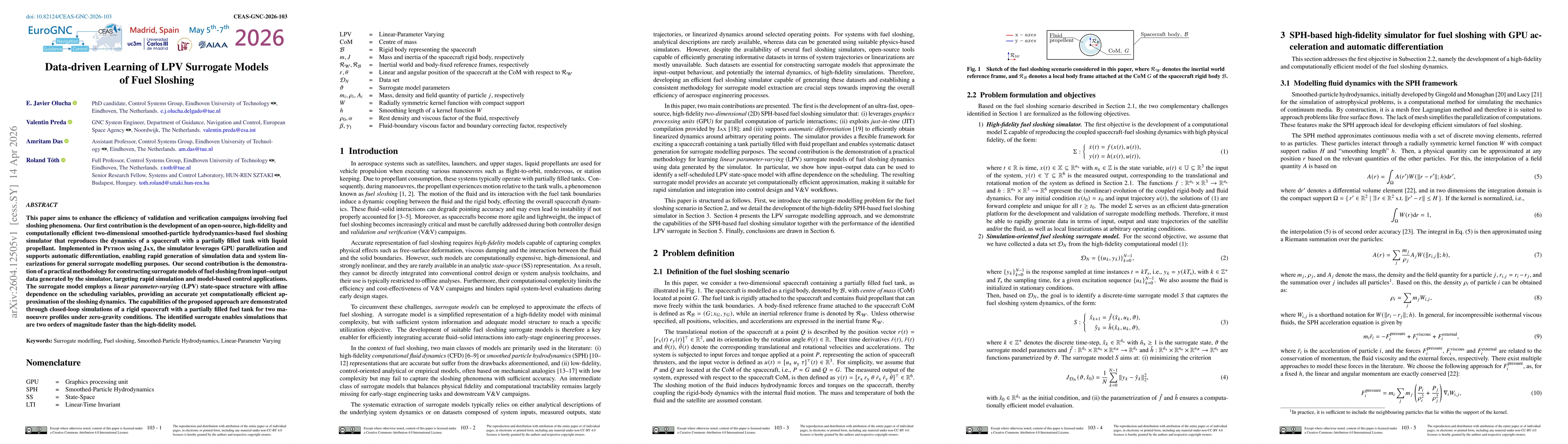 Thumbnail for Data-driven Learning of LPV Surrogate Models of Fuel Sloshing