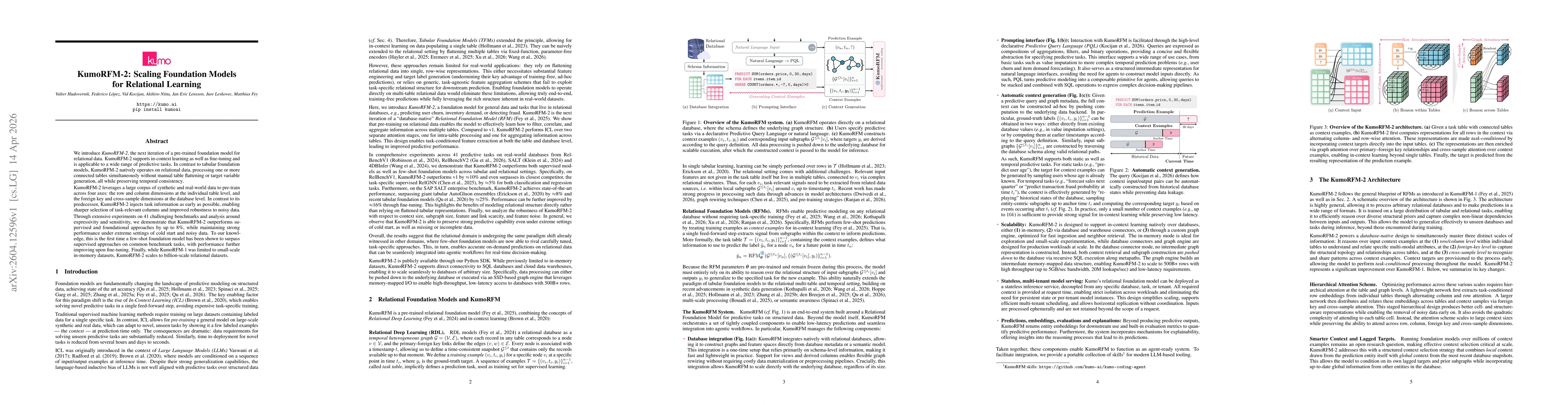 Thumbnail for KumoRFM-2: Scaling Foundation Models for Relational Learning