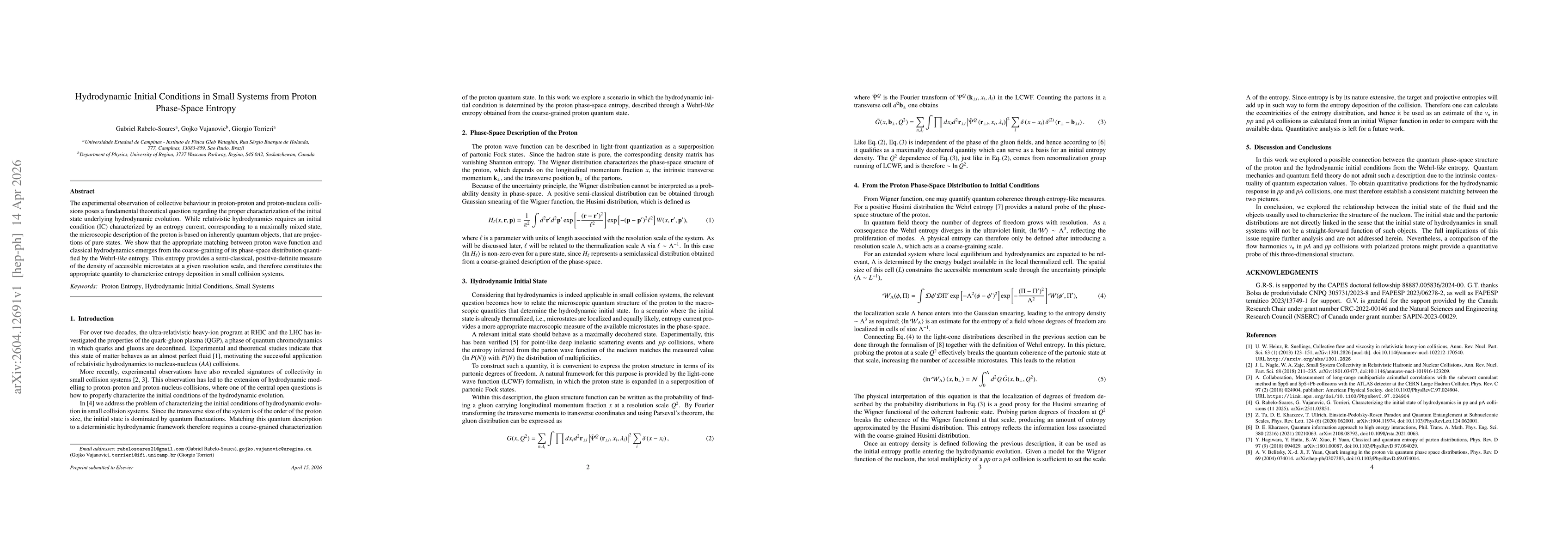 Thumbnail for Hydrodynamic Initial Conditions in Small Systems from Proton Phase-Space Entropy