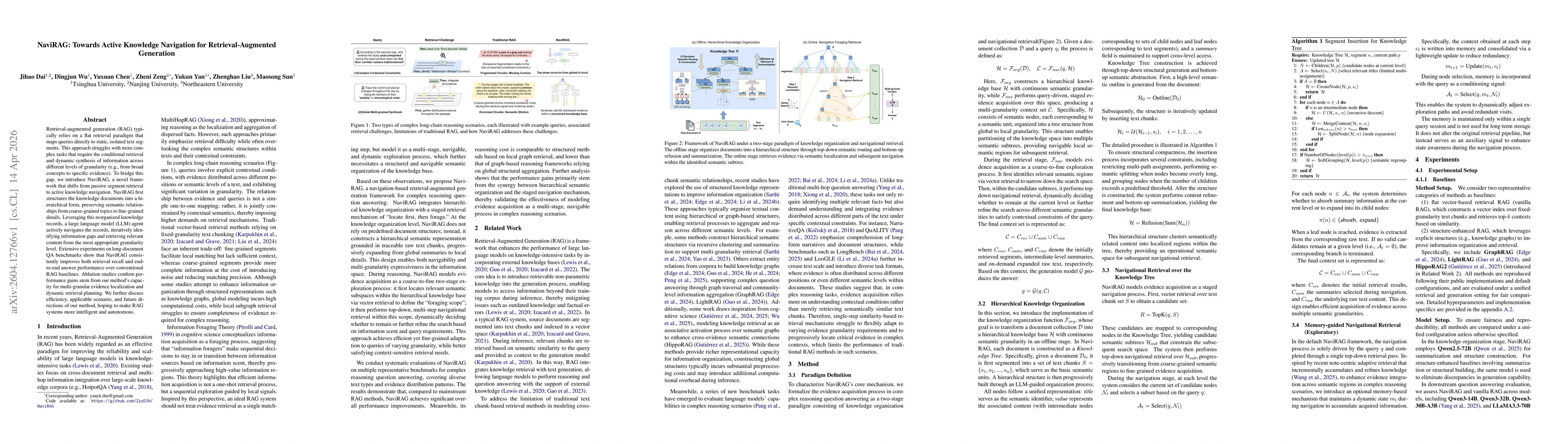 Thumbnail for NaviRAG: Towards Active Knowledge Navigation for Retrieval-Augmented Generation