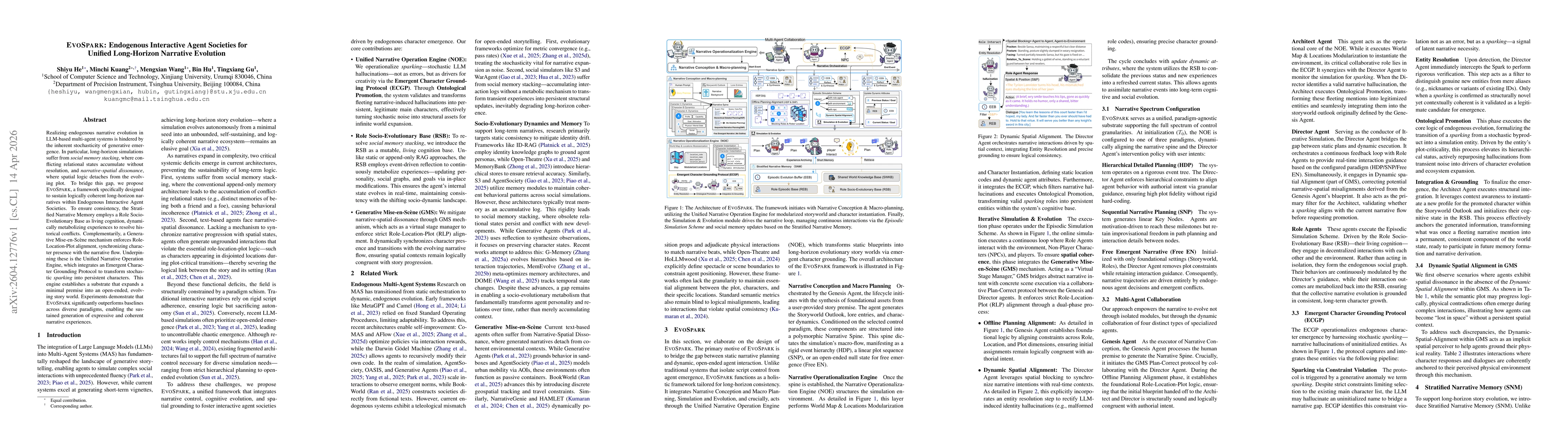 Thumbnail for EvoSpark: Endogenous Interactive Agent Societies for Unified Long-Horizon Narrative Evolution