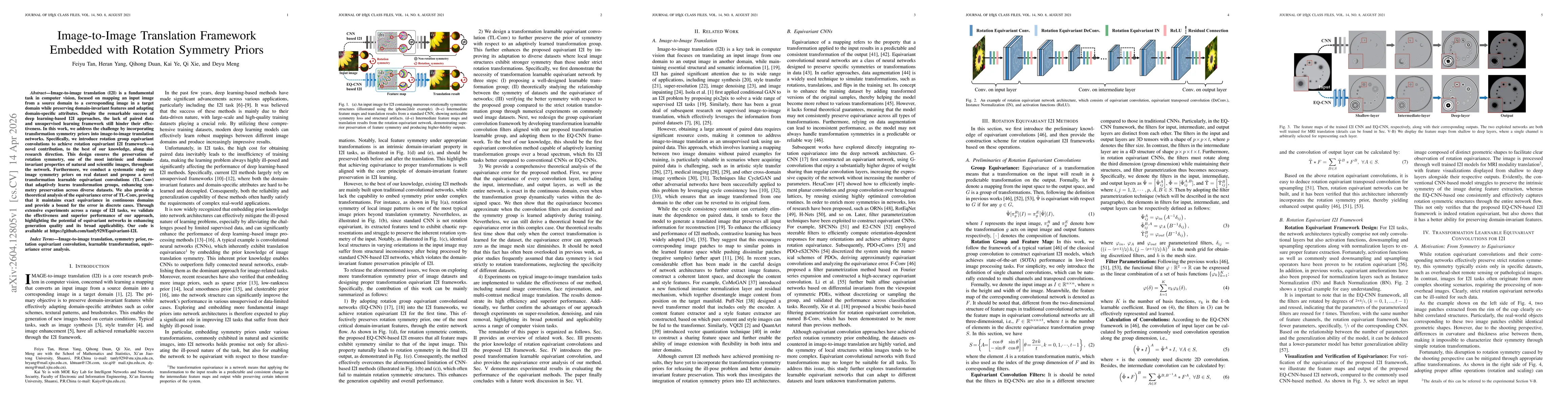 Thumbnail for Image-to-Image Translation Framework Embedded with Rotation Symmetry Priors