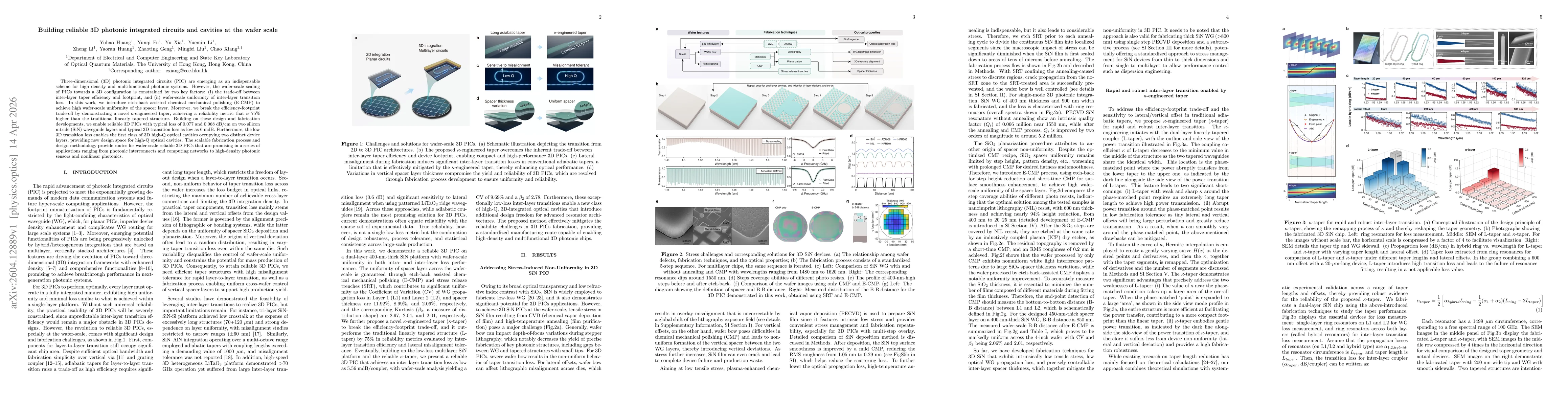 Thumbnail for Building reliable 3D photonic integrated circuits and cavities at the wafer scale