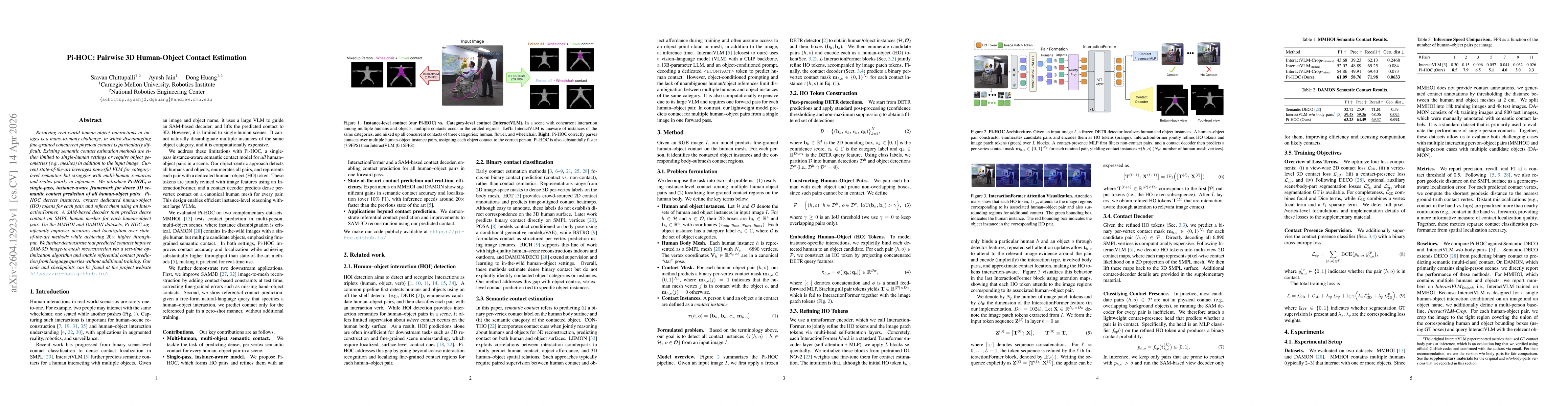 Thumbnail for Pi-HOC: Pairwise 3D Human-Object Contact Estimation